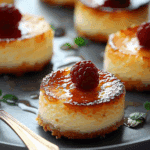 Verleidelijke Mini Cheesecakes Crème Brûlée