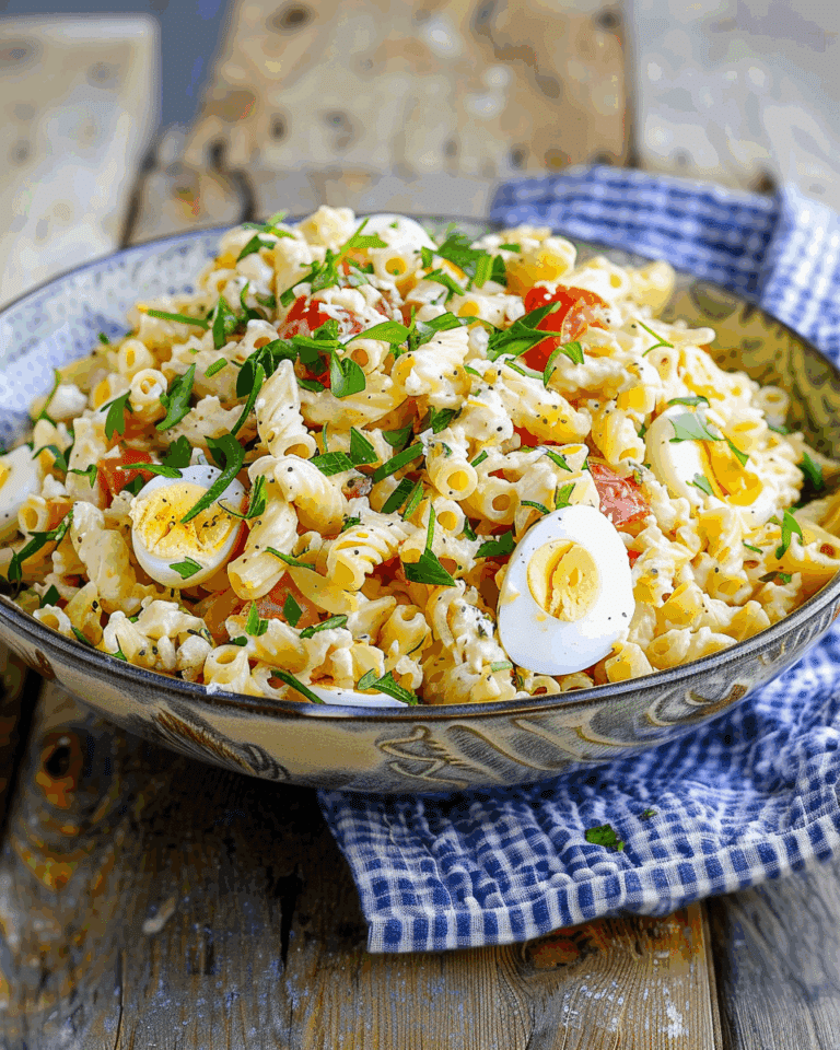 Deviled Egg Pasta Salad