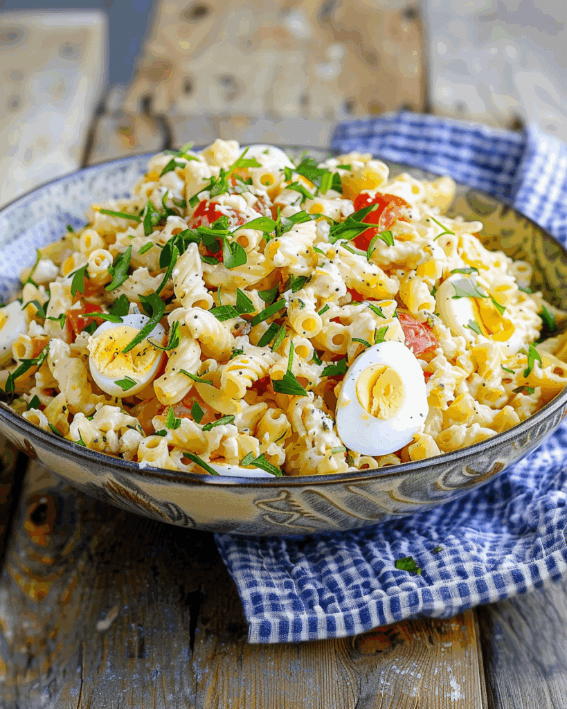 Deviled Egg Pasta Salad