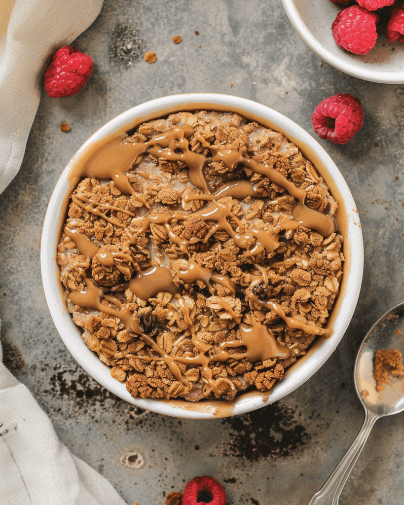 Biscoff Baked Oats