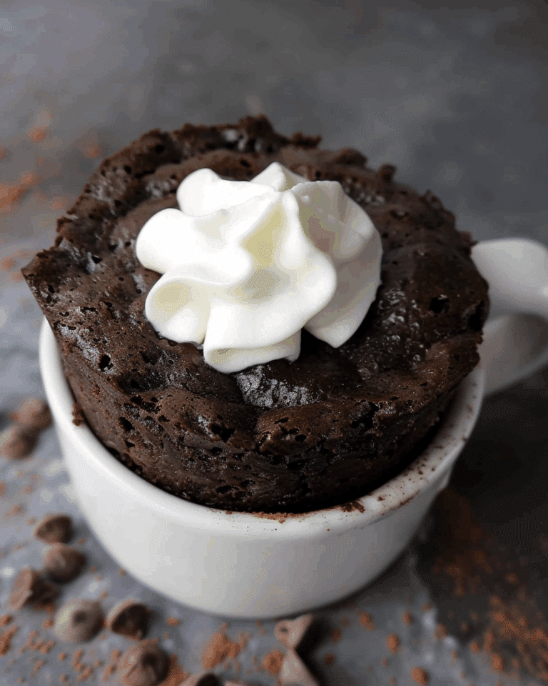 One‑Minute Protein Brownie