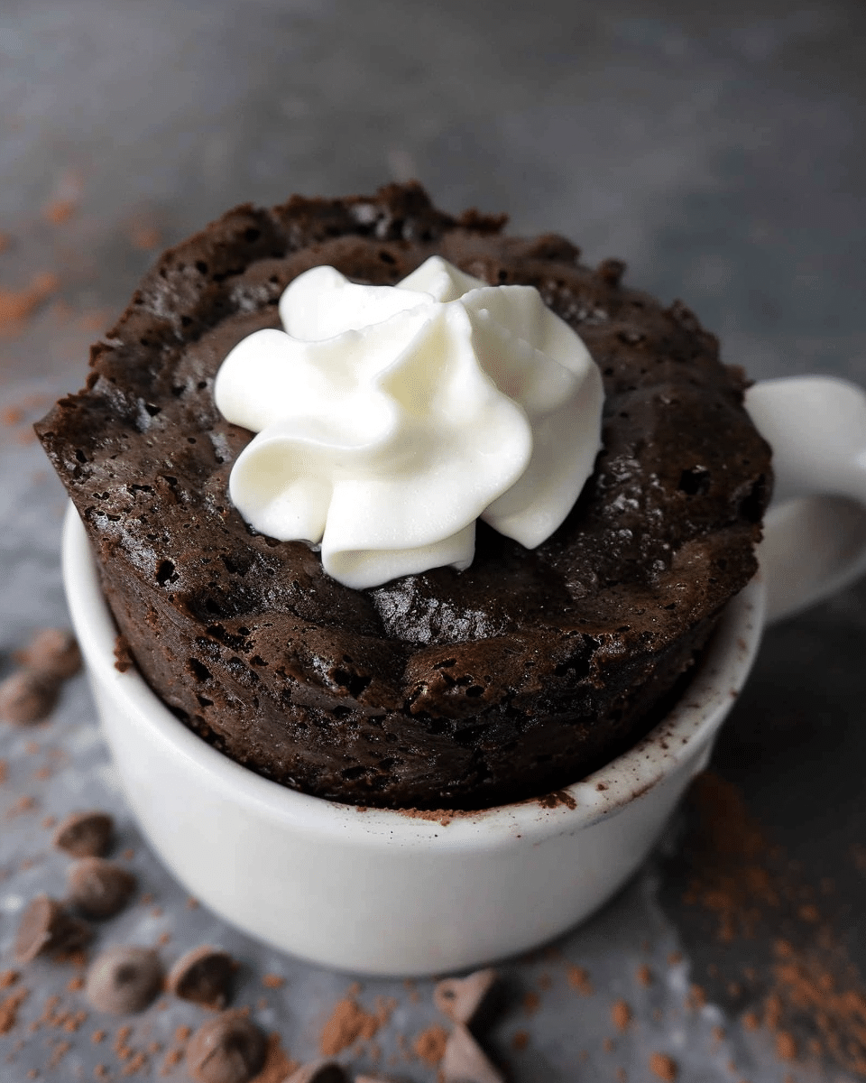 One‑Minute Protein Brownie