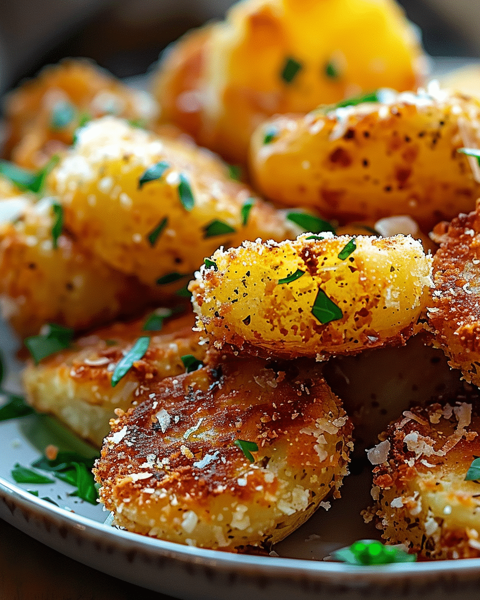 Parmesan Crusted Potatoes Recipe