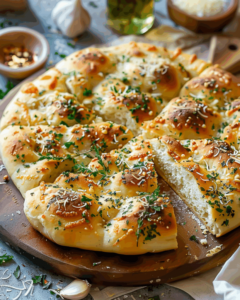 Garlic Parmesan Focaccia Bread – A Savory Homemade Favorite