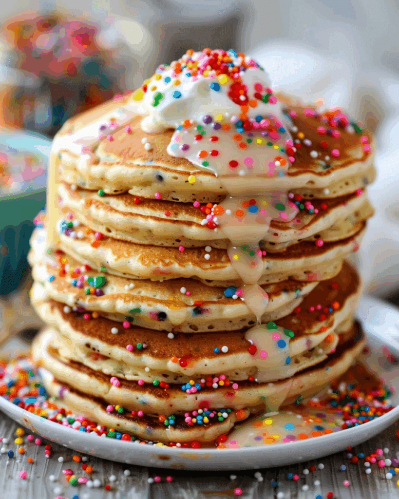 Sprinkle Pancakes