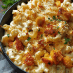 Creamy Honey Pepper Chicken Mac and Cheese