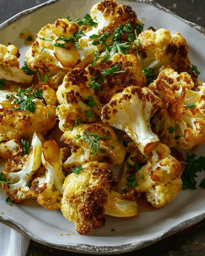 Crispy Roasted Cauliflower
