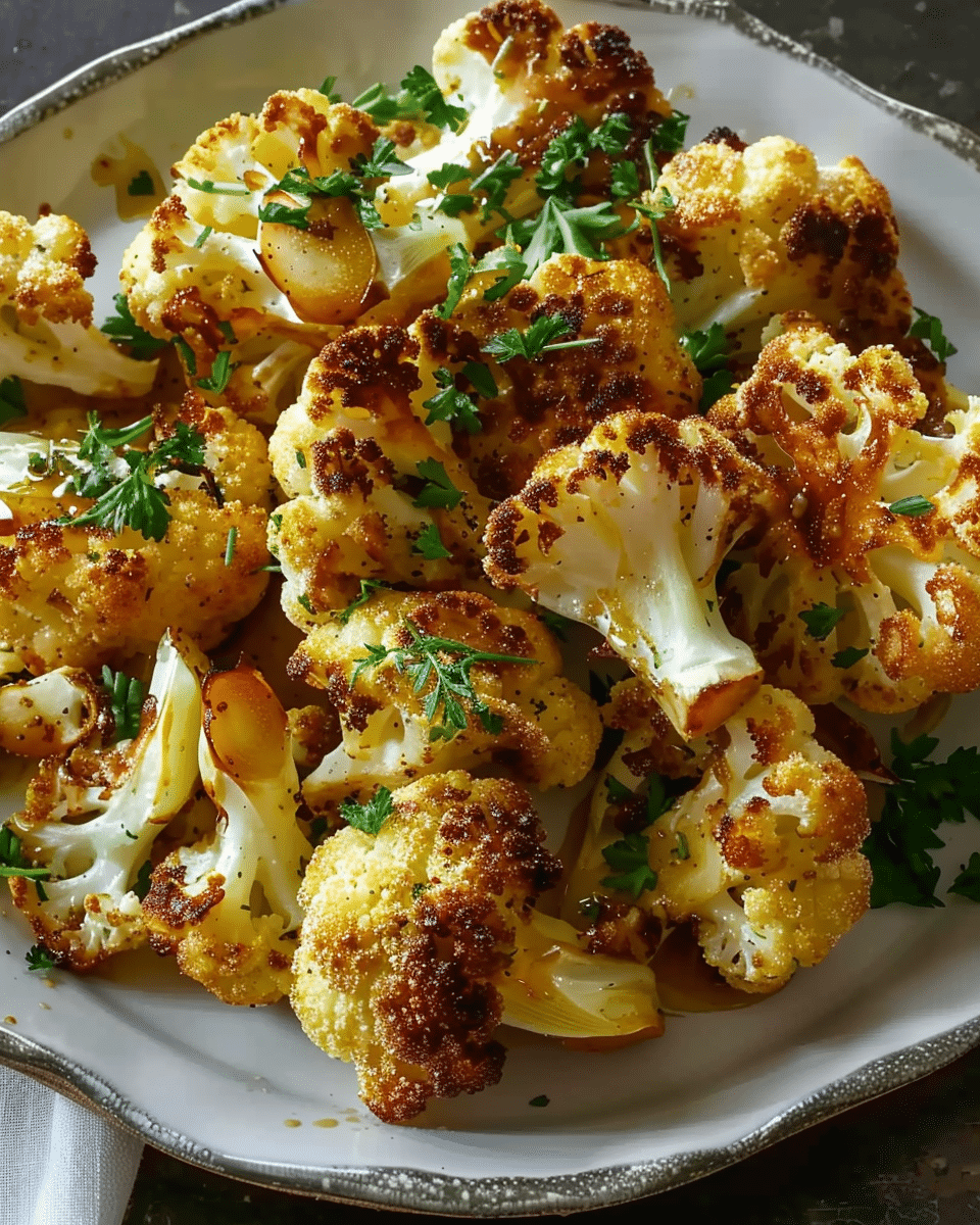 Crispy Roasted Cauliflower