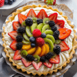 Fresh Fruit Tart with Vanilla Mascarpone Cream