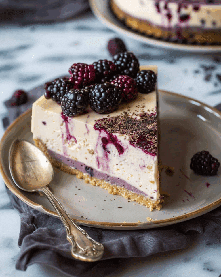 Mulberry & Earl Grey Cheesecake Recipe