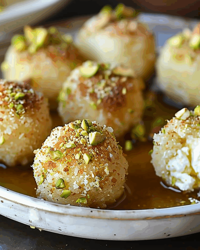 Ricotta Pistachio Honey Bites