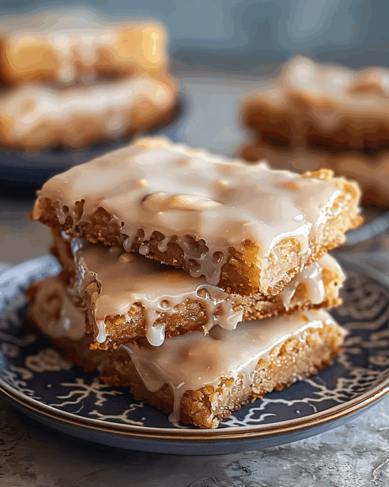 Soft Baked Maple Donut Bars