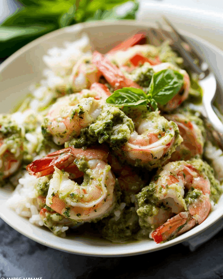 Creamy Pesto Shrimp