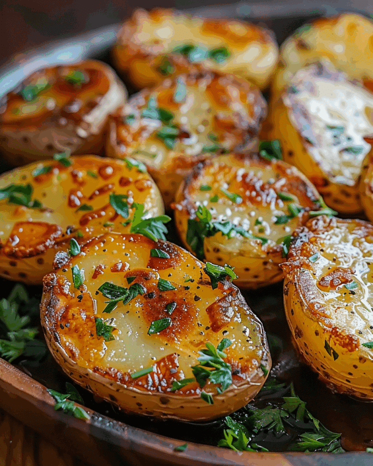 Crispy Garlic Butter Potatoes