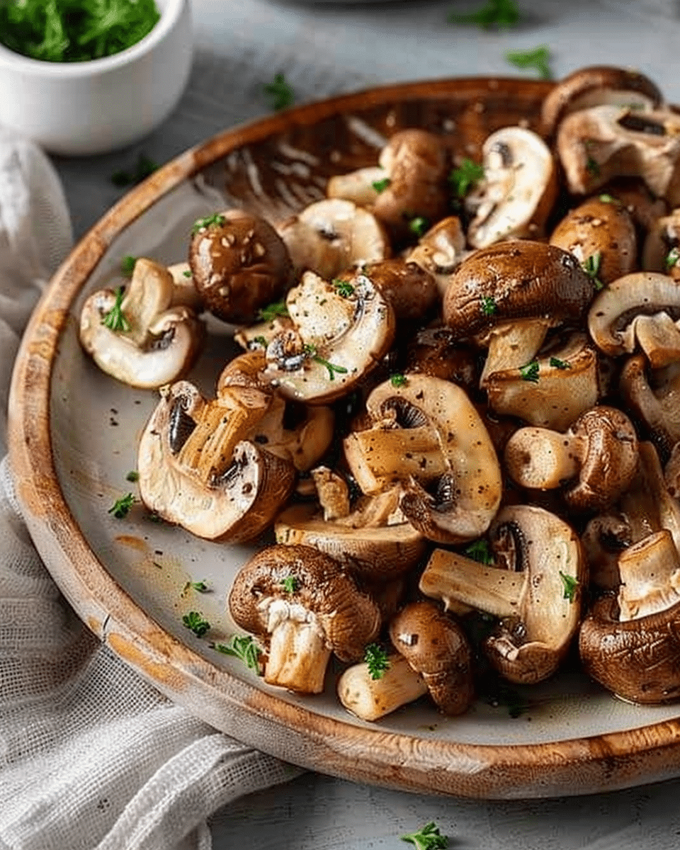 Quick and Easy Air Fryer Mushrooms Recipe
