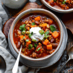 Sweet Potato Turkey Chili