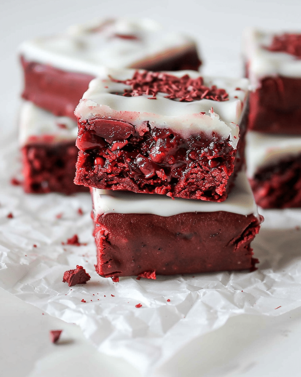 Gluten Free Red Velvet Cake Protein Bars (The Best Guilt‑Free Dessert)