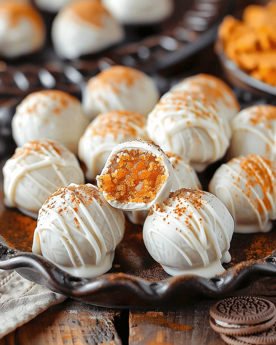 Pumpkin Pie Oreo Balls