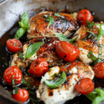 Garlic Balsamic Caprese Chicken