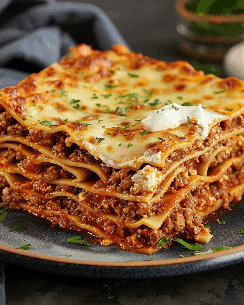 Classic Beef and Ricotta Lasagna