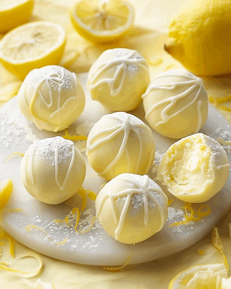 Creamy Lemon Truffles
