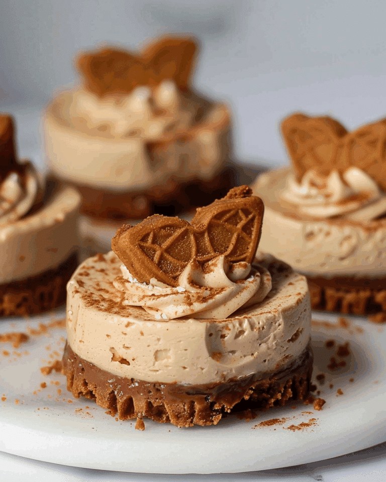 Mini Vegan Biscoff Cheesecakes Recipe
