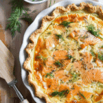 Potato Pie with Smoked Salmon and Dill