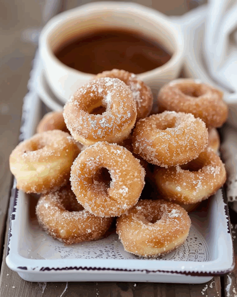 Sweet Churro Donut Bites