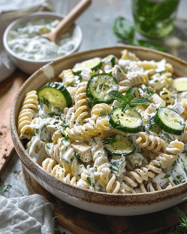 Tzatziki Pasta Salad