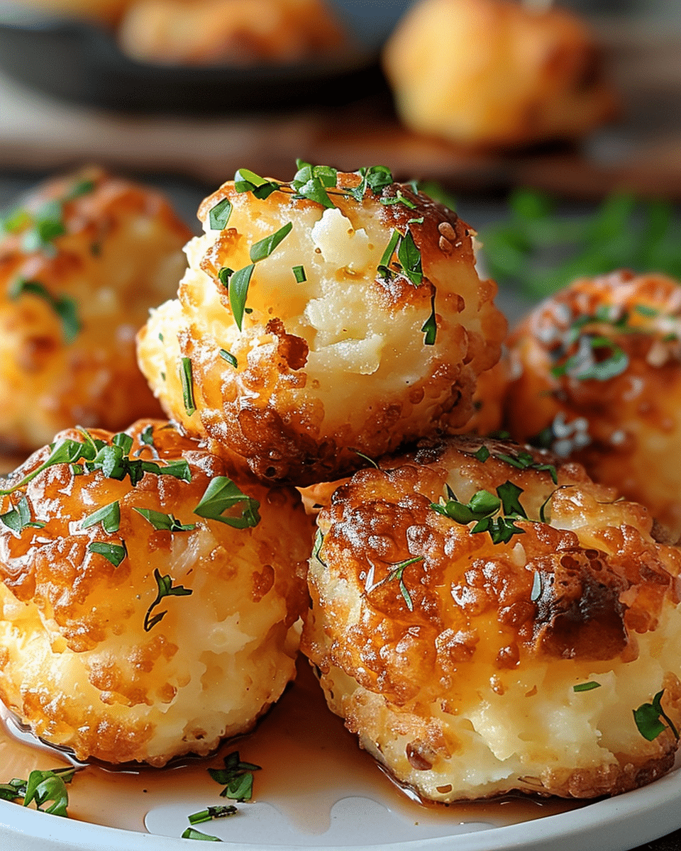Mashed Potato Cheese Puffs
