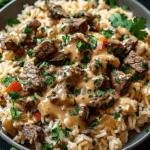 Steak Queso Rice