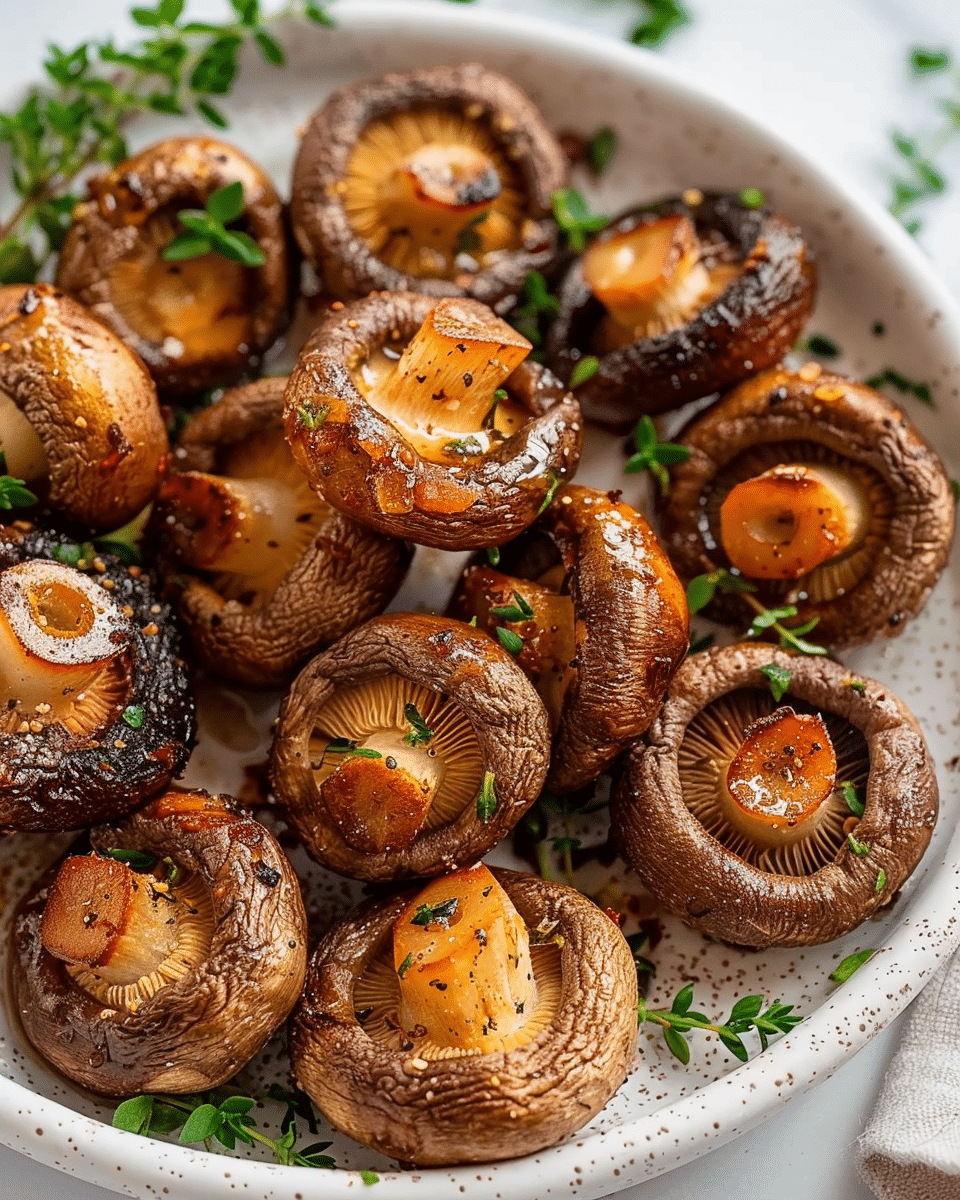 Air Fryer Mushrooms