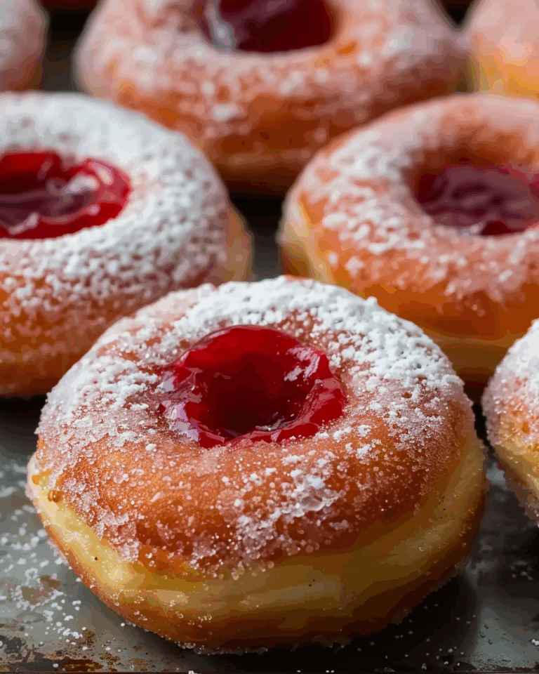Soft & Airy Baked Jelly-Filled Donuts