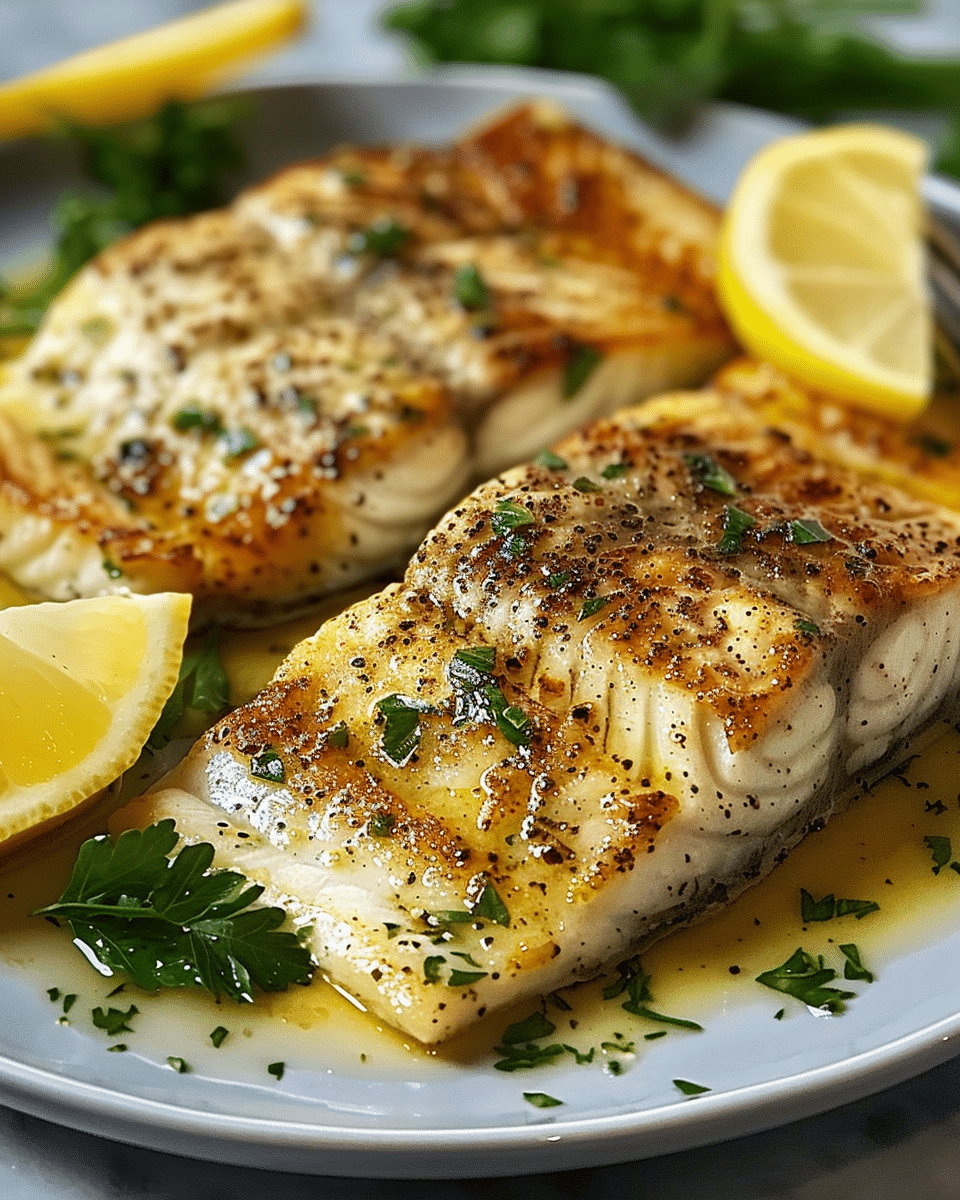 Lemon Butter Fish Fillet