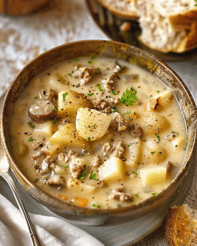 Sausage and Wild Rice Soup