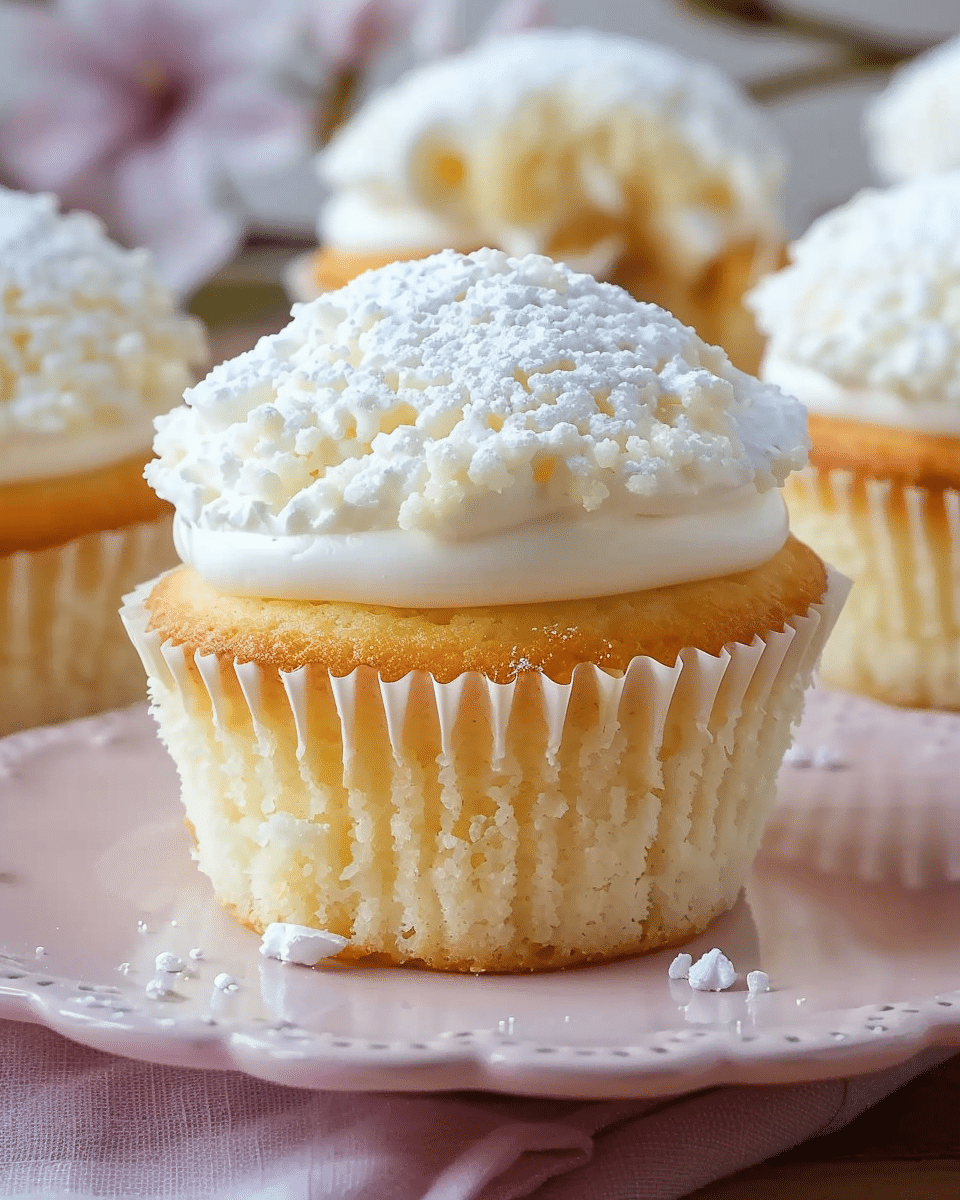 Fluffy Japanese Cotton Cheesecake Cupcakes