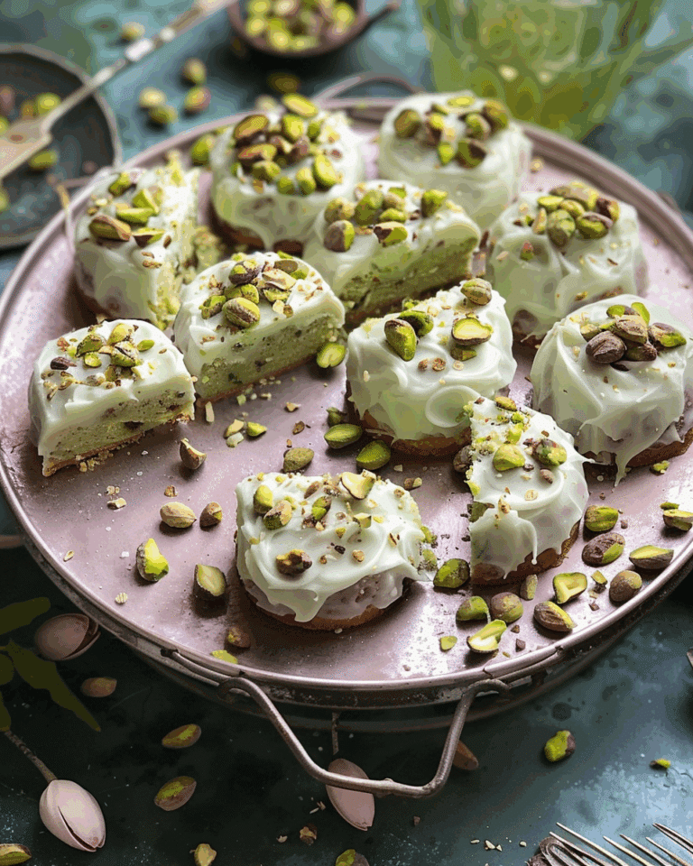 Pistachio Blossom Cookies