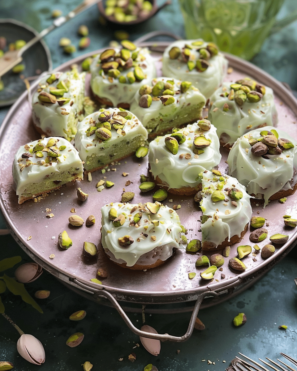 Pistachio Blossom Cookies