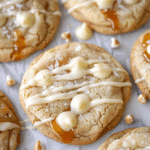 Salted Caramel White Chocolate Cookies