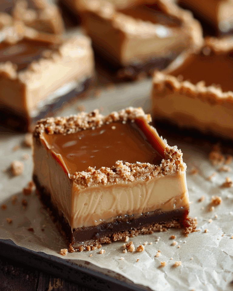 Decadent Dulce de Leche Cheesecake Bars