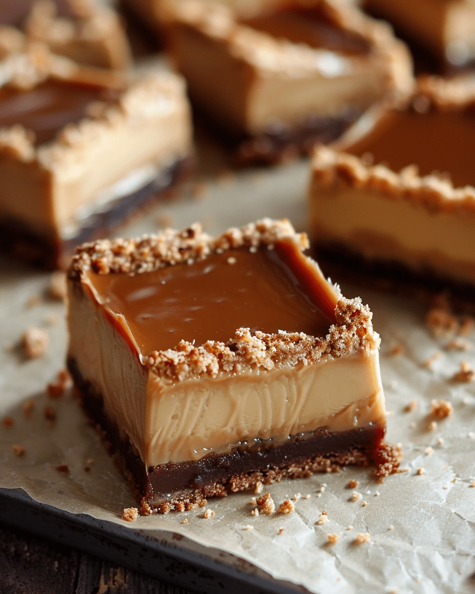 Decadent Dulce de Leche Cheesecake Bars