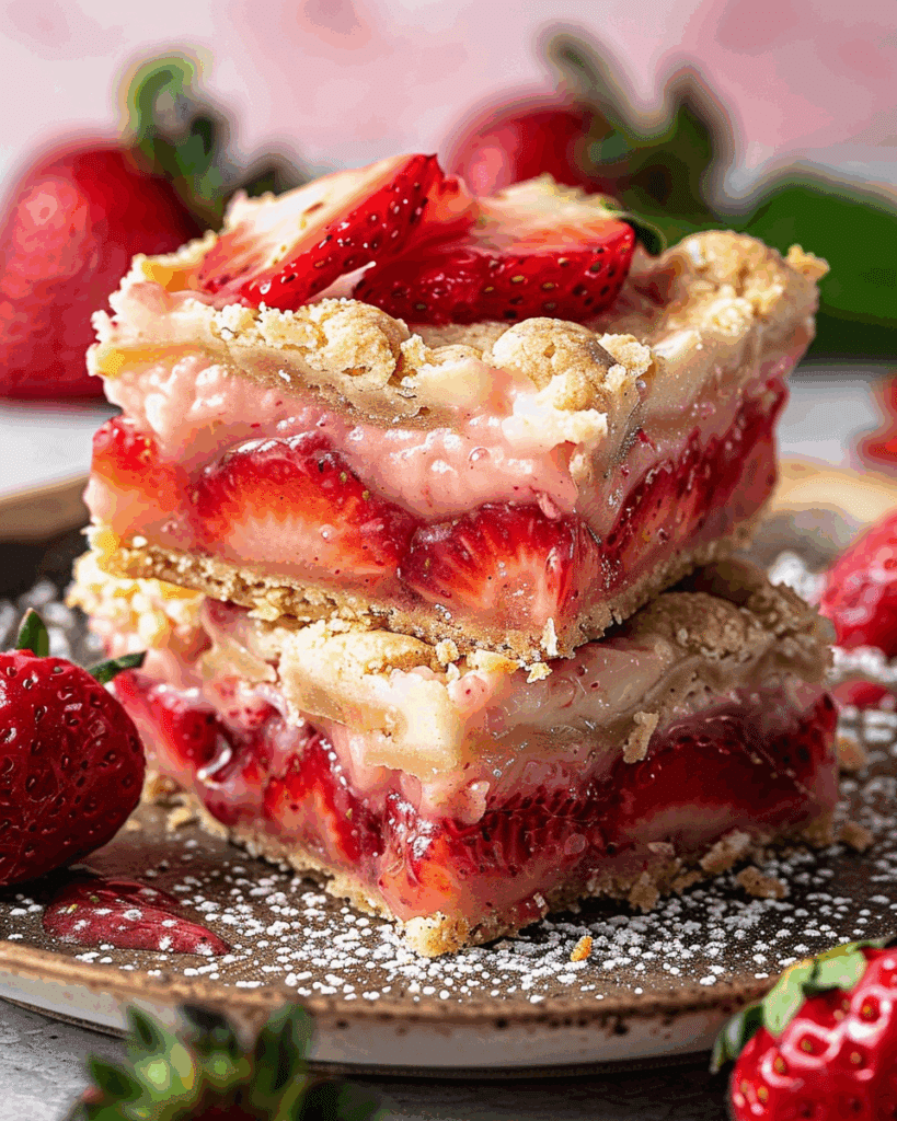 Strawberry Pie Bars