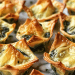 Spinach and Artichoke Wonton Cups