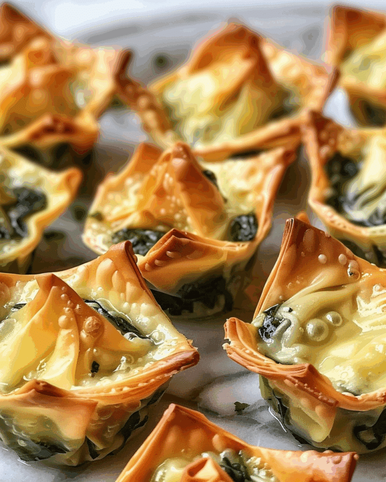 Spinach and Artichoke Wonton Cups