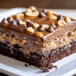 Chocolate Peanut Butter Texas Sheet Cake