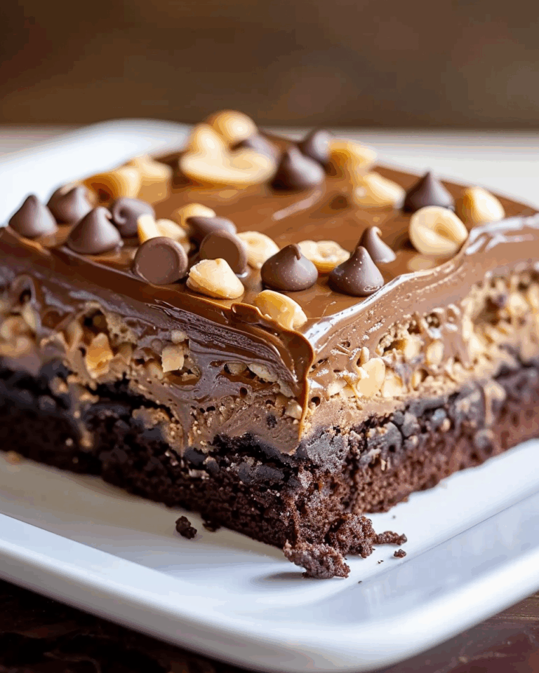 Chocolate Peanut Butter Texas Sheet Cake