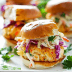 Crab Cake Sliders with Creamy Coleslaw