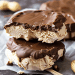 Peanut Butter Frozen Yogurt Bars