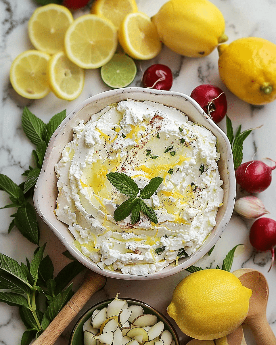 Whipped Lemon Feta