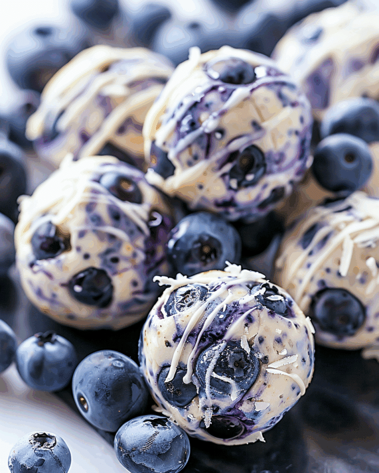 Blueberry Protein Bites